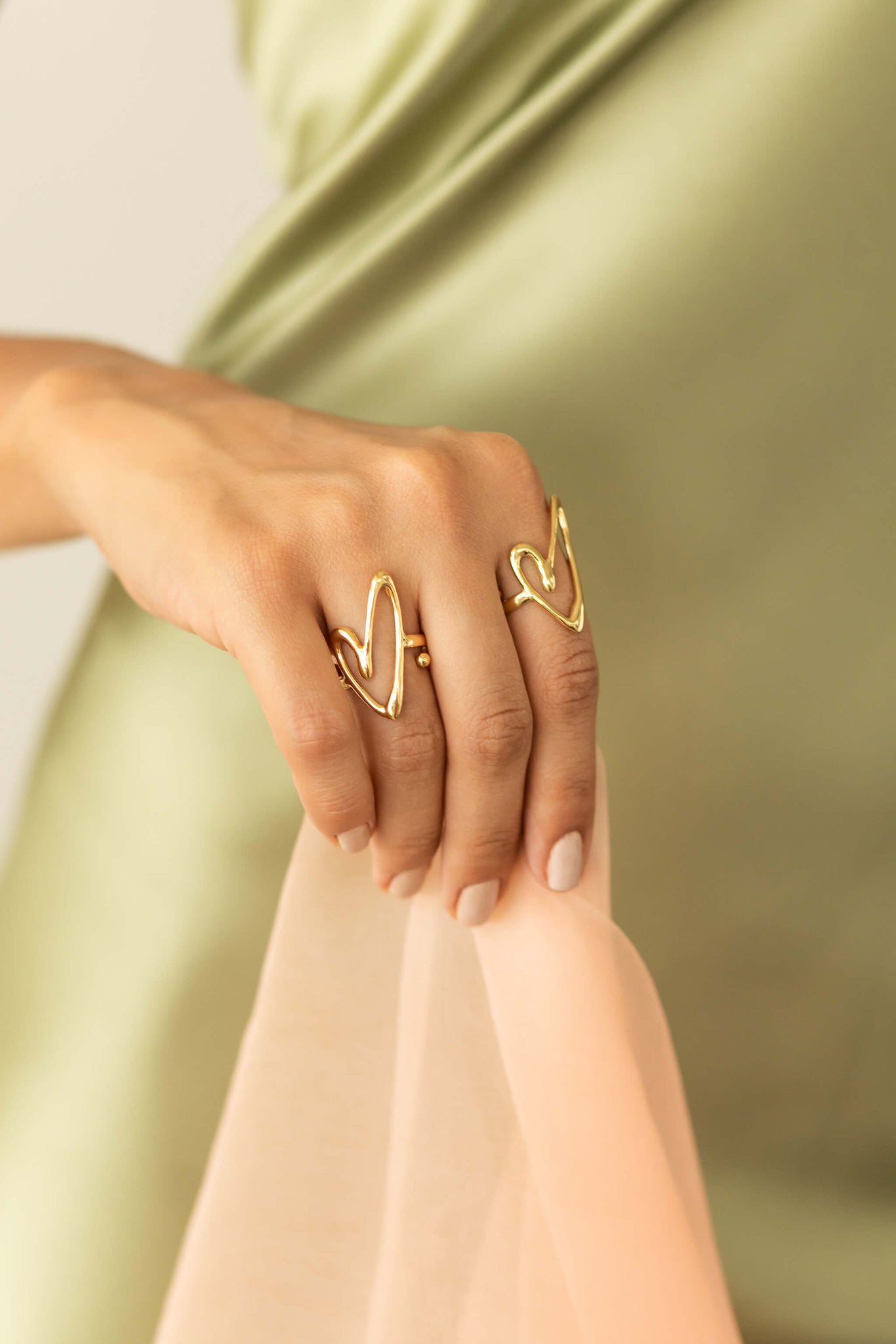 little heart ring scribble collection studio metallurgy