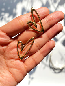 Little heart Earrings Studio Metallurgy