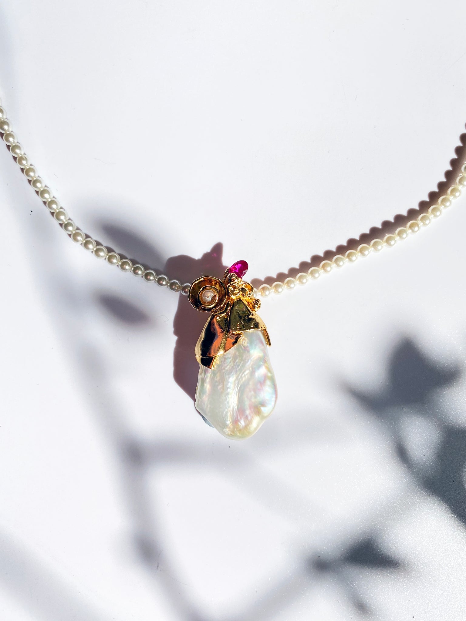 Studio Metallurgy Pearl Pendant