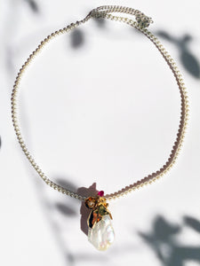 Studio Metallurgy Pearl Pendant