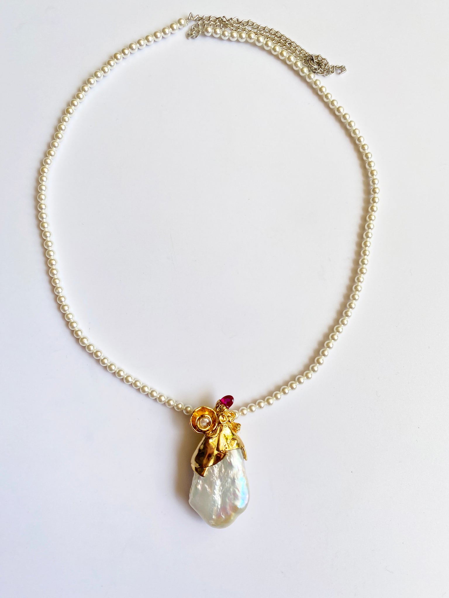 Studio Metallurgy Pearl Pendant