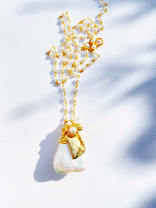 Baroque Pearl Pendant // 16