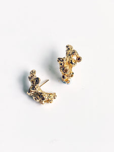 Gold Nugget Earrings