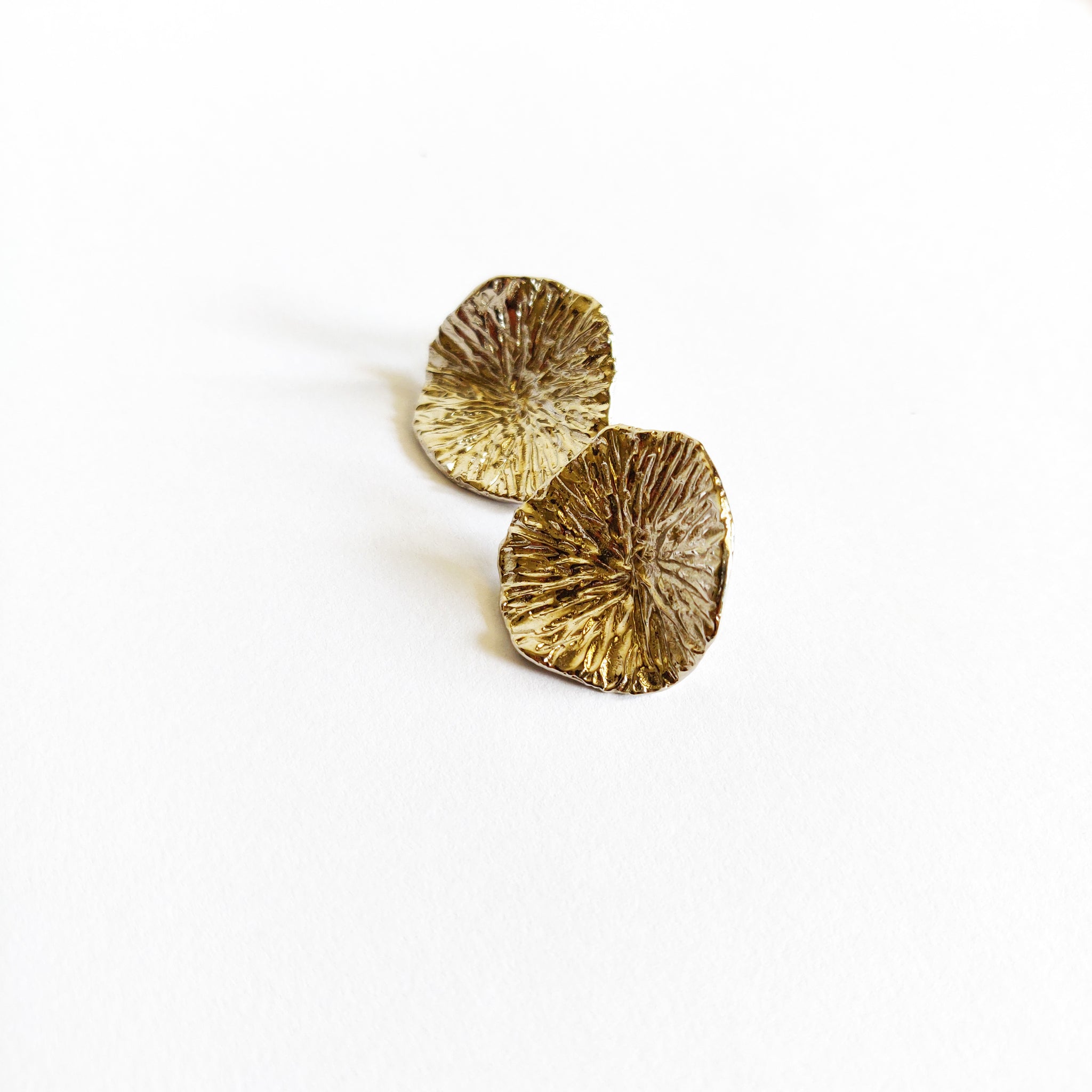 Kinoko Mini Shroom Earrings Studio Metallurgy Mettalurgy Studs