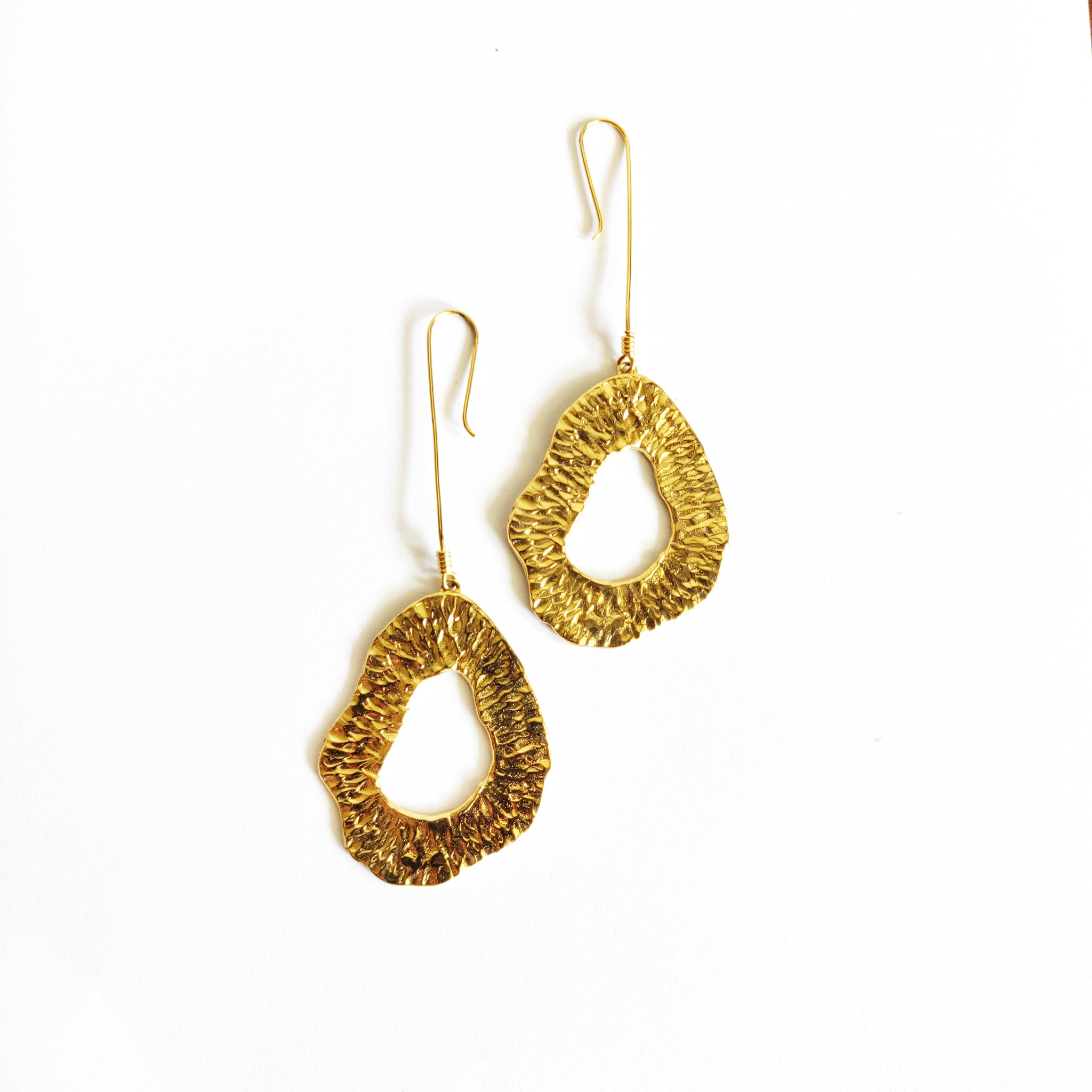 Kinoko Shroom Loop Earrings Studio Metallurgy Mettalurgy Danglers